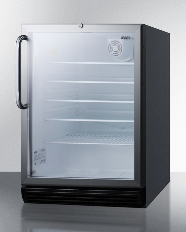Summit® Commercial Series 24" 5.5 Cu. Ft. Stainless Steel Beverage Center-2