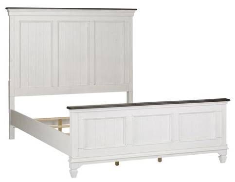 Liberty Furniture Allyson Park 4-Piece Charcoal/Wirebrushed White California King Bedroom Set-2