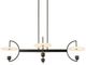 Uttermost® Kyoto Matte Black 4 Light Linear LED Chandelier-4