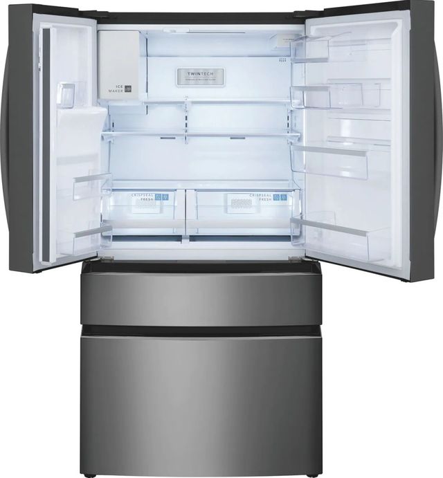 Frigidaire Gallery® 36" 21.5 Cu. Ft. Smudge-Proof® Black Stainless Steel Counter Depth French Door Refrigerator-2