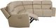 Flexsteel® Jarvis Parchment Power Reclining Sectional with Power Headrests-4