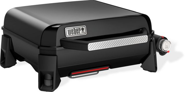 Weber® Traveler® 17" Black Portable Outdoor Gas Griddle-1