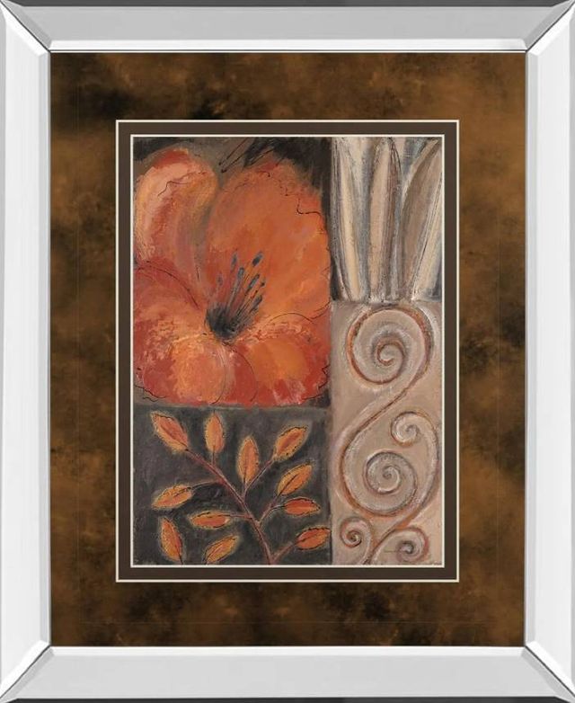 Classy Art Orange Burst I by Rosie Abraham Wall Art-0