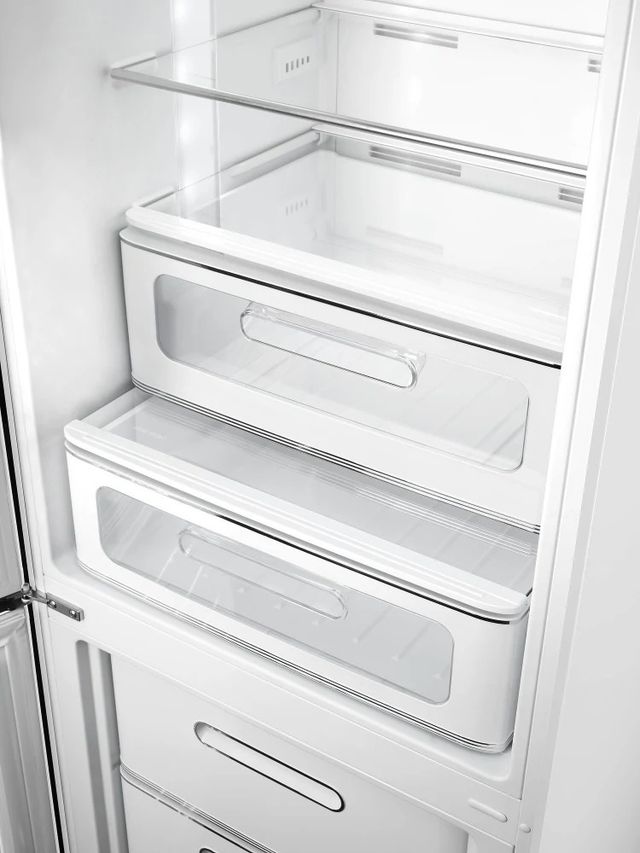 Smeg 50's Retro Style Aesthetic 11.7 Cu. Ft. White Bottom Freezer Refrigerator-3