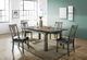 Elements International Nathan 5-Piece Gray Oak Dining Set-3