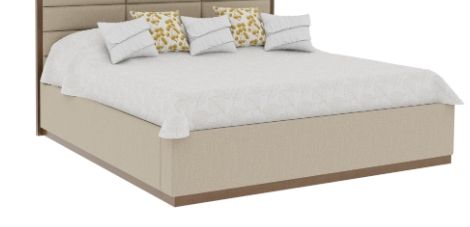 Country View Woodworking Customizable Verrado 4A King Panel Bed-1