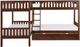 Homelegance® Rowe Dark Cherry Youth Twin Corner Bunk Bed with Twin Trundle-2