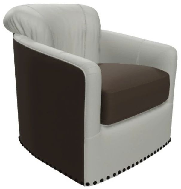 Craftmaster® Customizable Custom Blends 30" Swivel Chair-1