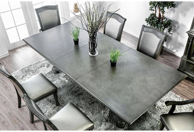 Furniture of America® Alpena 7-Piece Gray Dining Table Set-1