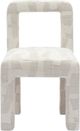 TOV Furniture Hazel Cream Patterned Jacquard Dining Chair-3