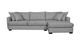 Van Gogh Designs Crosby Creston Charcoal Fabric Sofa-0
