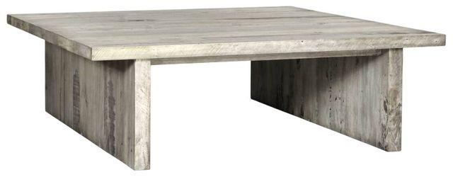 Napa Furniture Design Renewal Weathered Natural Driftwood Square Coffee Table-0