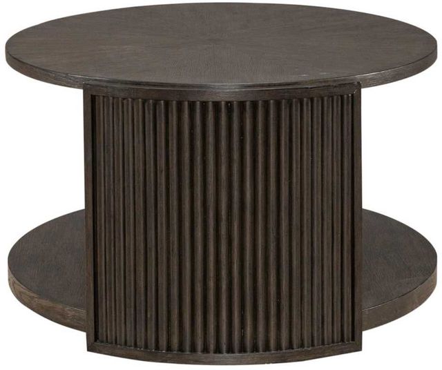 Liberty Furniture City View Coffee Bean Oval Cocktail Table-3