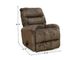 Best® Home Furnishings Gweneth Chocolate Rocker Recliner-4