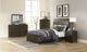 Mazin Furniture Hebron Dark Dark Cherry Eastern King Sleigh Bed-2