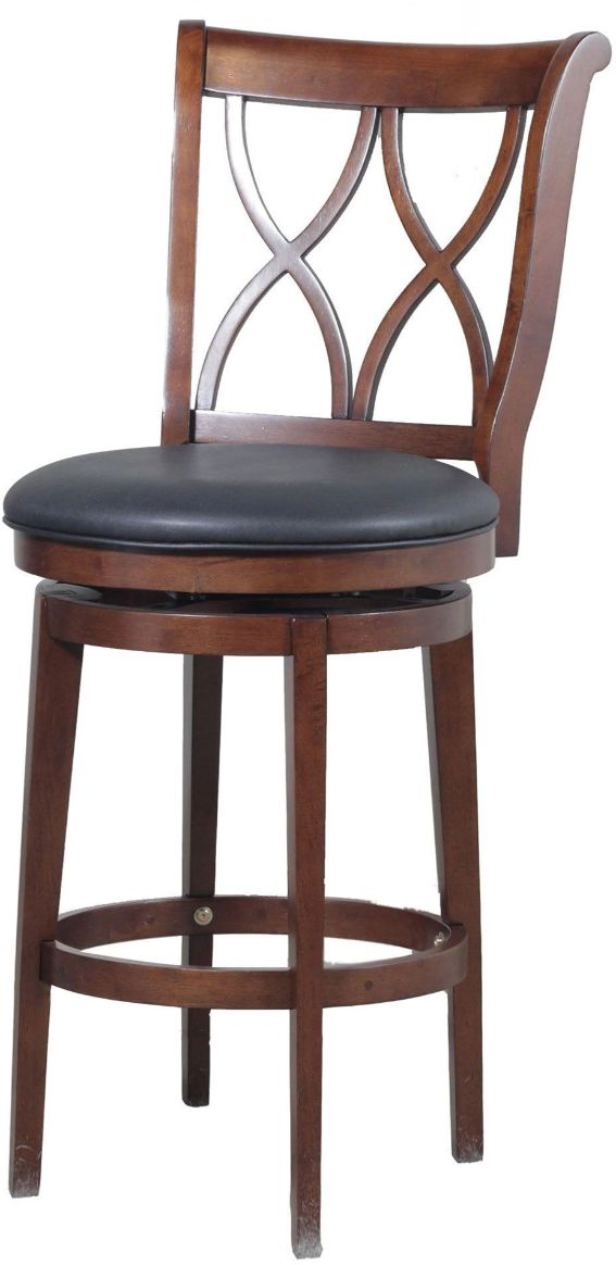 Powell® Carmen Black/Brown Bar Stool-1