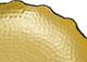 A & B Home 2-Piece Black/Gold Metro Gilded Decorative Plate Set-4