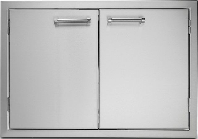 Viking® 5 Series 30" Stainless Steel Outdoor Double Access Doors-0