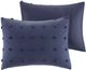 Olliix by Urban Habitat Indigo Blue Twin/Twin XL Brooklyn Cotton Jacquard Comforter Set-4