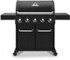 Broil King® Crown™ 520 63" 5-Buner Black Freestanding Liquid propane Grill-0