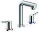 Hansgrohe Talis S Chrome 1.2 GPM Widespread Faucet with Pop-Up Drain-0