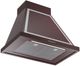 Ilve® Nostalgie II Noblesse 30" Burgundy Wall Mounted Range Hood with Chrome Trim-1