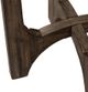 Liberty Furniture Cascade Wire Brush Rustic Brown Side Table with Concrete Top-4