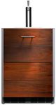 Kalamazoo™ Arcadia Series 5.2 Cu. Ft. Ipe Wood Outdoor Single Tap Kegerator-0