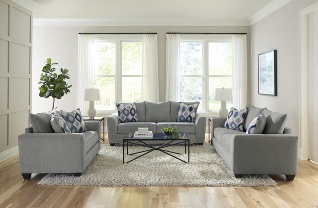 Albany Industries Clearview Gray Loveseat-1