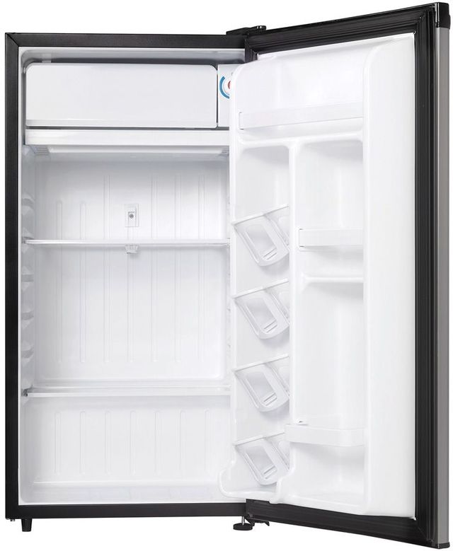 Danby® Designer® 18" 3.2 Cu. Ft. Black Stainless Steel Compact Refrigerator-1
