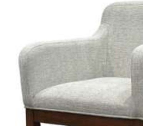 Elements International Glinda Brown/Light Gray Dining Chair-1
