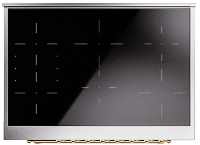 Ilve® Nostalgie II Series 36" Graphite Matte Pro Style Induction Range-2