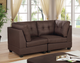 Furniture of America® Pencoed Brown Loveseat-1
