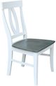John Thomas Furniture® Cosmopolitan Verona Heather Gray/White Side Chair-0