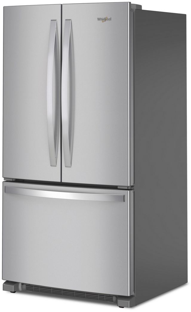 Whirlpool® 36 in. 25.2 Cu. Ft. Fingerprint Resistant Stainless Steel French Door Refrigerator-3