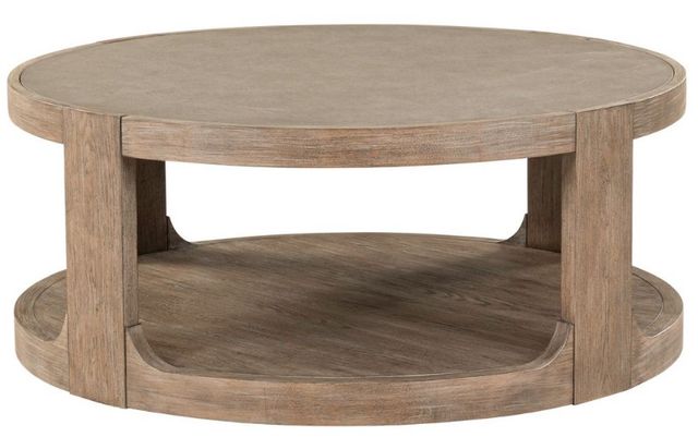 Liberty Furniture South Bend Burnished Clay Round Cocktail Table-2