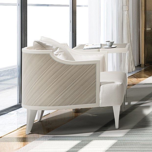 Michael Amini® Camden Court™ Brown End Table with Clear/Platinum Base-1