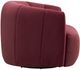 TOV Furniture Jasmine Berry Red Velvet Swivel Accent Chair-4