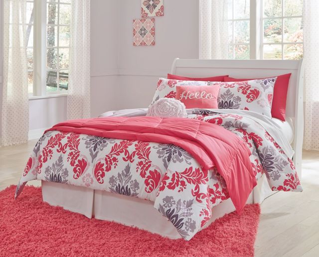 Signature Design by Ashley® Anarasia White Full Sleigh Headboard-1