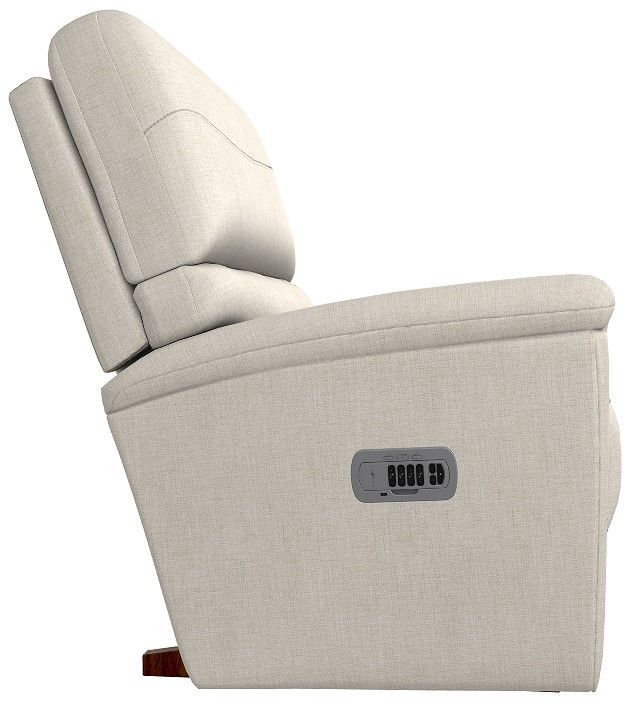 La-Z-Boy® Ava Ivory Power Rocking Recliner with Headrest and Lumbar-3