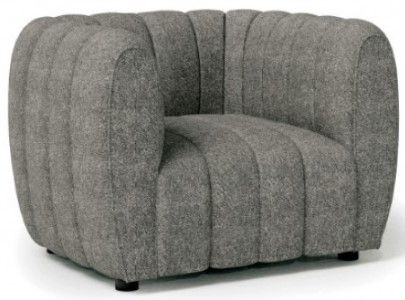Furniture of America® Aversa Charcoal Gray Chair-2