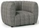 Furniture of America® Aversa Charcoal Gray Chair-2