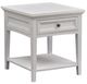 Magnussen Home® Heron Cove Chalk White End Table-0