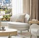 Michael Amini® Camellia Field Caramel Matching Chair-1