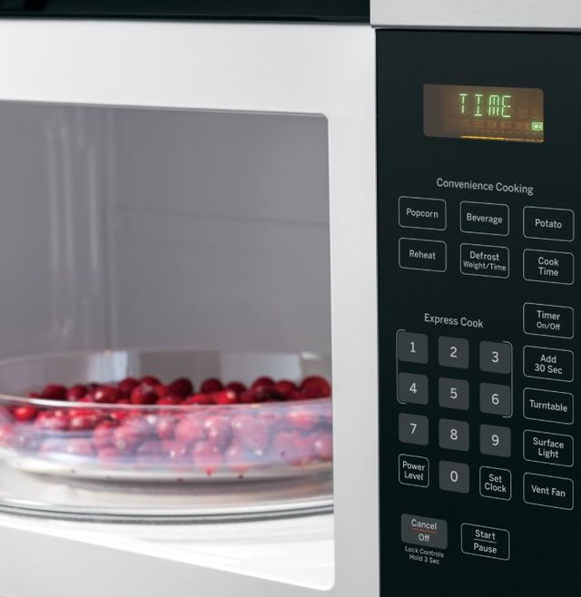 GE® 1.6 Cu. Ft. Stainless Steel Over The Range Microwave-3