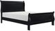 Homelegance® Mayville Black Full Sleigh Bed-0