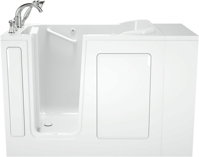 American Standard Value Series White Alcove Walk-In Whirlpool Bathtub-0