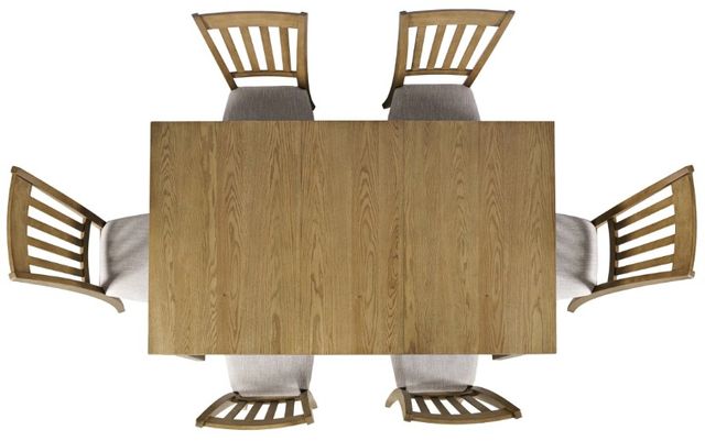 Jofran Inc. Brentwood 5-Piece Cascade Oak Extension Dining Table Set-3