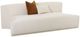TOV Furniture Fickle Cream Modular Armless Loveseat-0