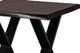 Porter International Designs Manzanita Midnight End Table with X Base-2